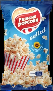 Frische Popcorn Salted